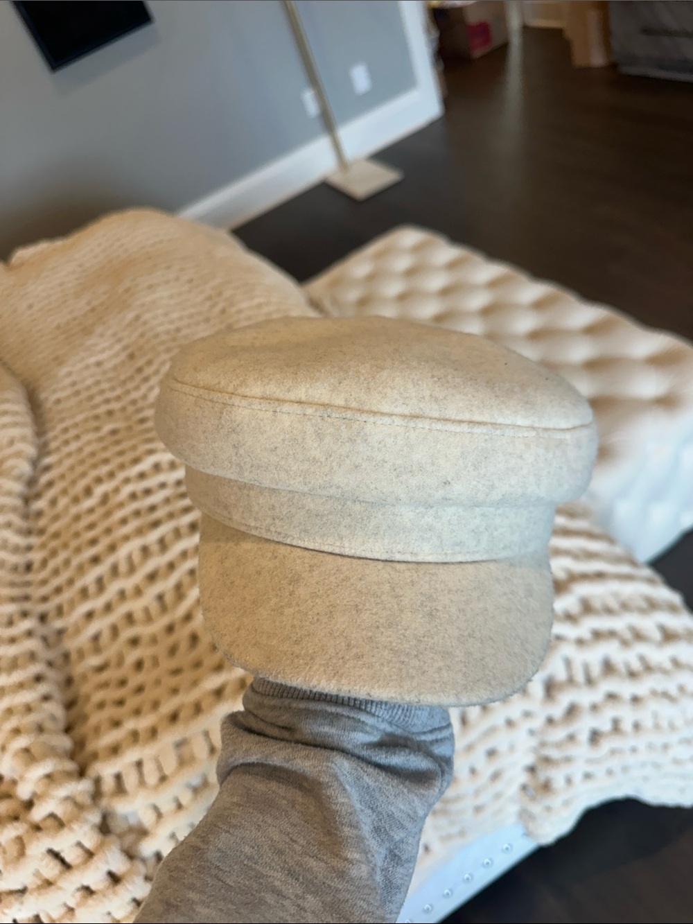 Universal Thread Cream Newsboy Cap - Picture 8 of 8